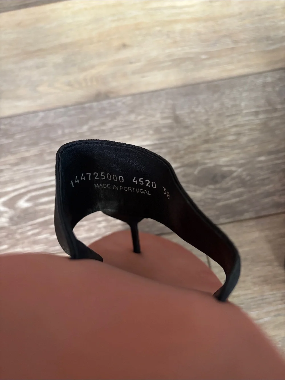 Fly London Black Yomu Wedge Flip Flop